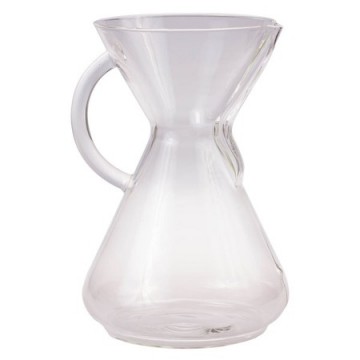 Chemex coffee maker glass handle   10 cups