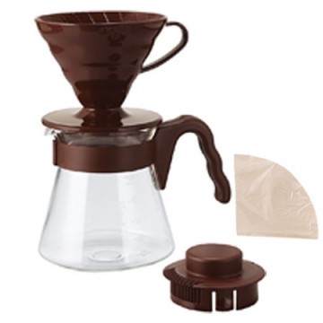 Hario v60 brown pour over