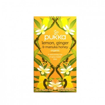 Pukka lemon ginger manuka honey